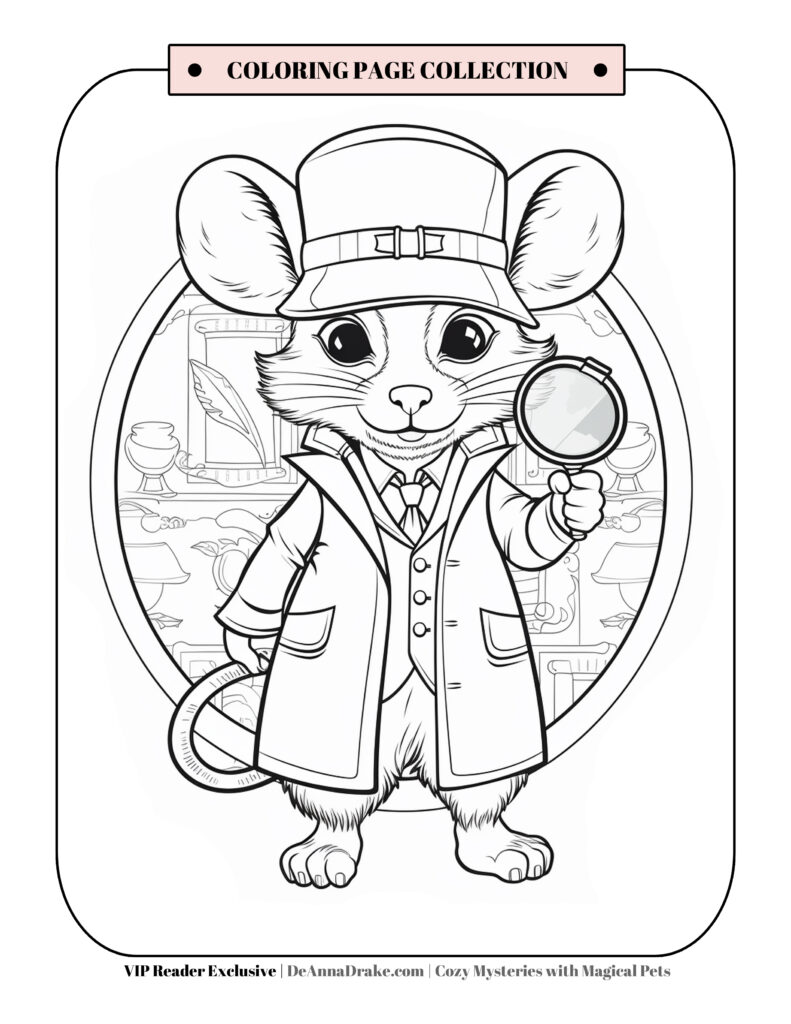 Mouse Detective coloring page
