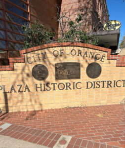 Photo of City of Orange Plaza Historic District