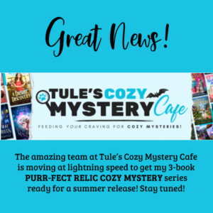 Great News Tules Cozy Mystery Cafe logo