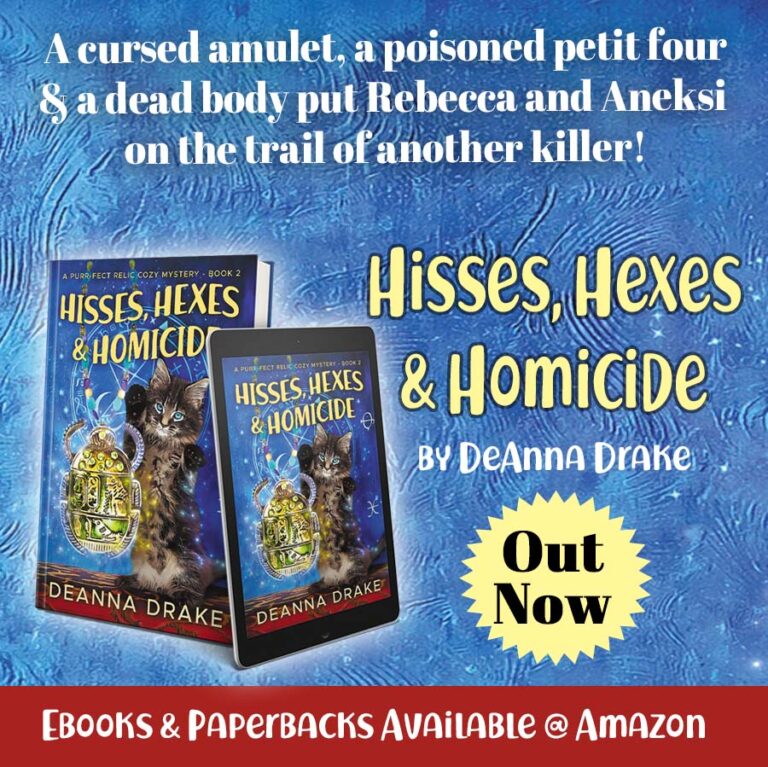 NEW RELEASE: Hisses, Hexes, and Homicide Available Now!