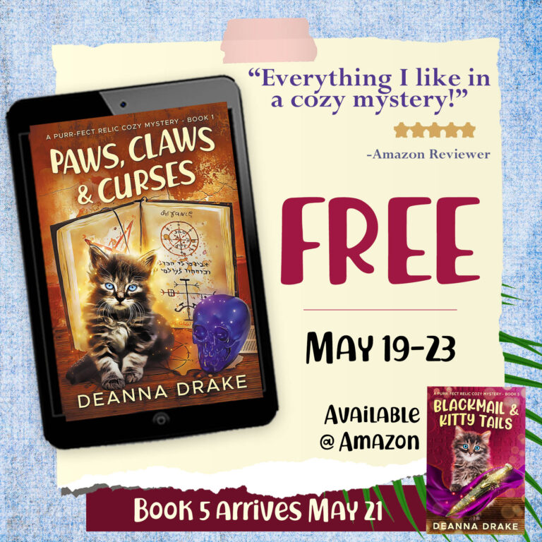 FREE BOOK ALERT: Paws, Claws, and Curses Free May 19-23
