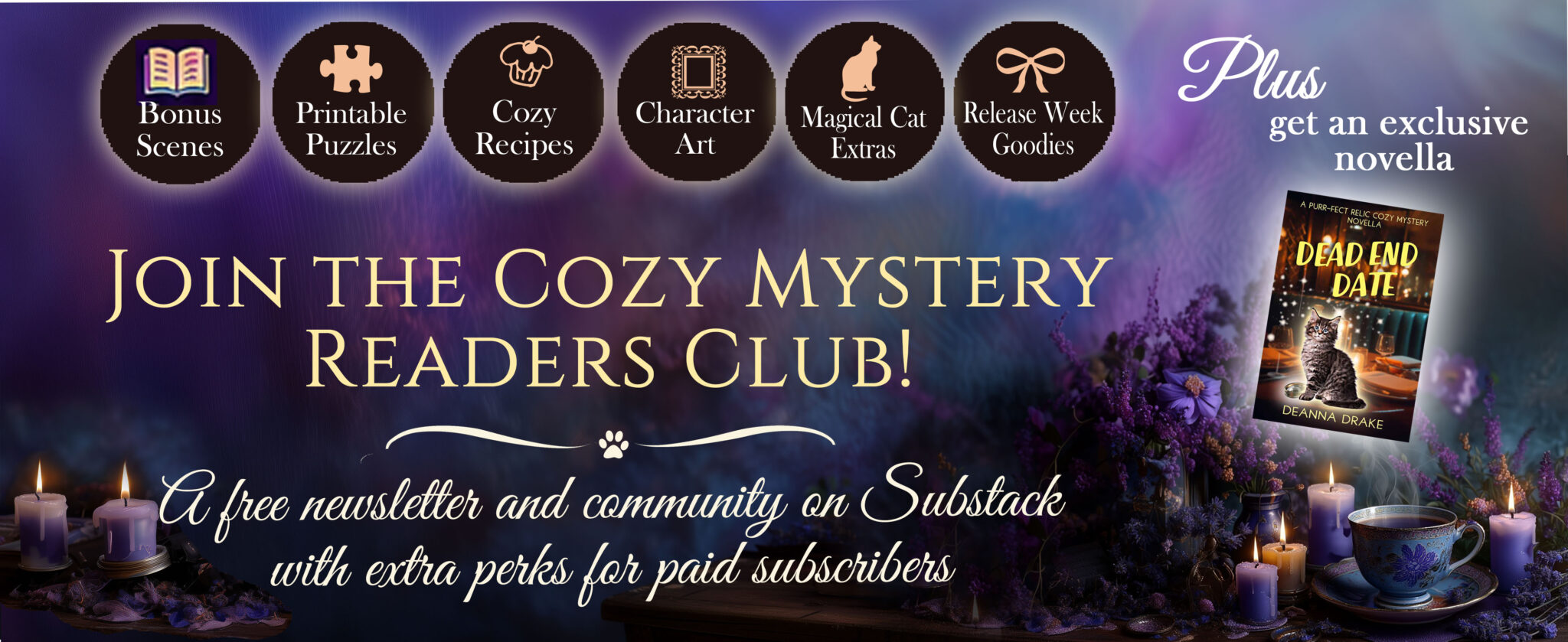 A free newsletter and community on Substack with extra perks for paid subscribers