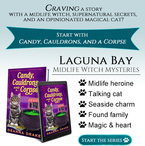 Want a midlife witch, supernatural secrets, and a sarcastic magical cat? Start with Candy, Cauldrons, and a Corpse.